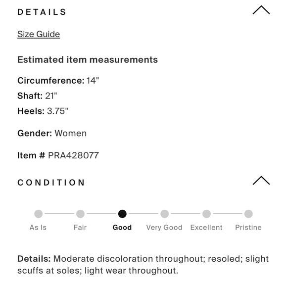 Prada Over-the-Knee Suede Boots, in Black, size 6.5 - Picture 2 of 7